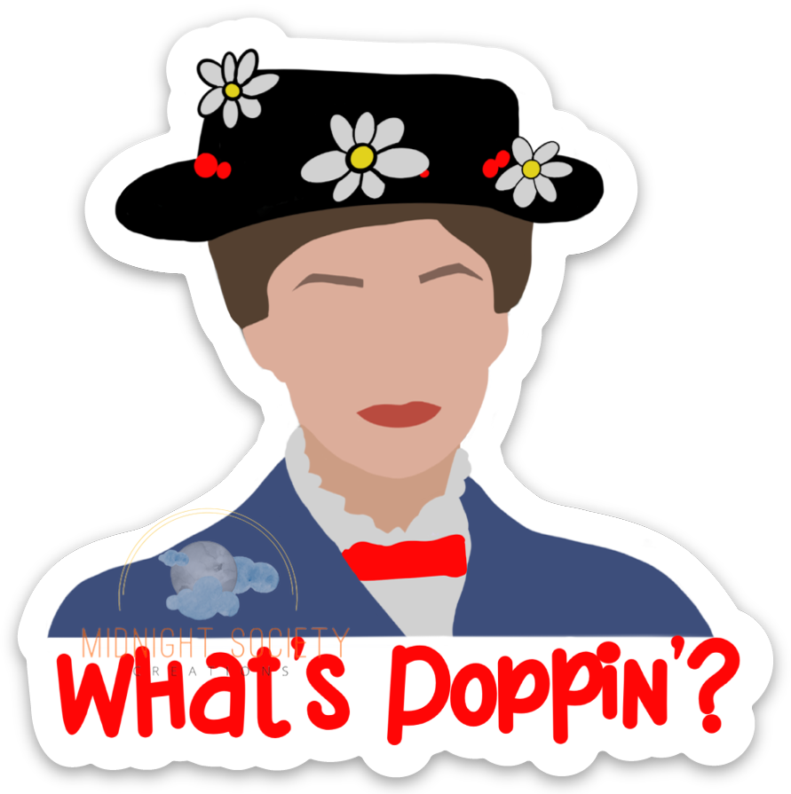 What’s Poppin’? Sticker