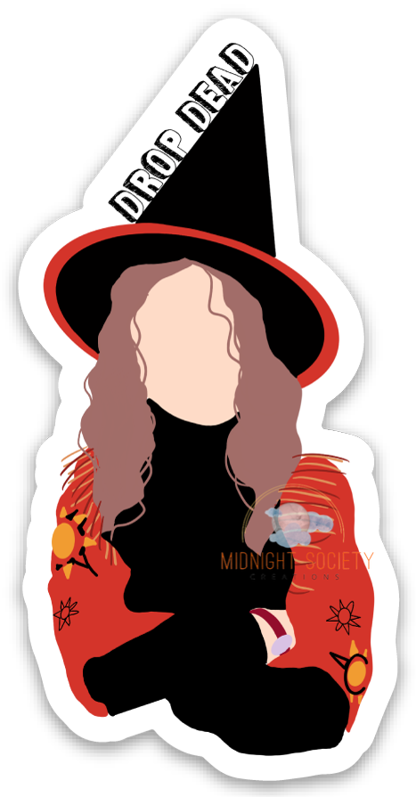 Drop Dead Sticker